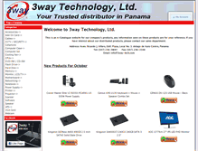 Tablet Screenshot of 3way-tech.com